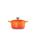 Le Creuset 0.9L Flame French/Dutch Oven (14 cm) side angle