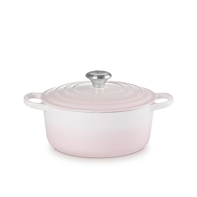 Le Creuset 4.2L Shell Pink French/Dutch Oven (24cm)