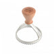 Marcato Round Ravioli Stamp 80mm - Made in Italy from Aluminum and Wood