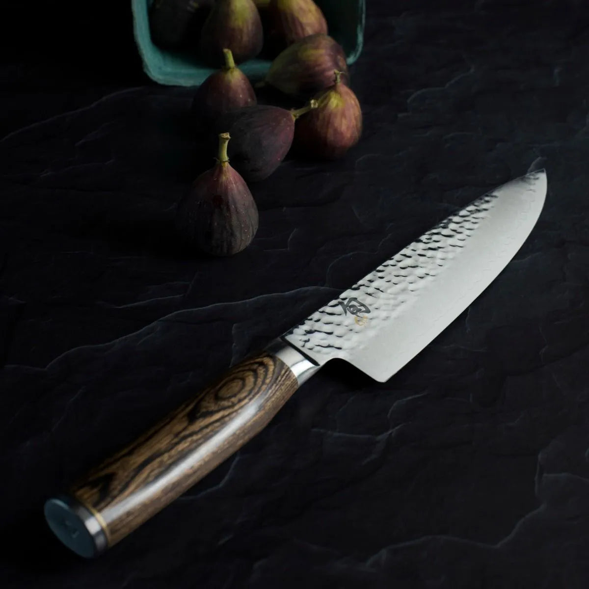 Shun Cutlery Premier 8" Chef's Knife TDM0706 - Made in Japan With Figs