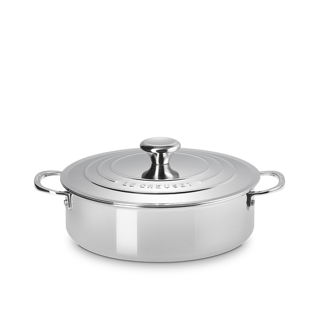 Le Creuset 4.3L/4.5Qt Stainless Steel Rondeau (26 cm)