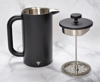Vitantonio Coffee Press 1L Double Walled Powder Coated 18/10 Stainless Steel - Made in Italy Interior