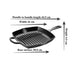 Le Creuset 26cm Cherry Red Square Skillet Grill (10") -LS2021-2667