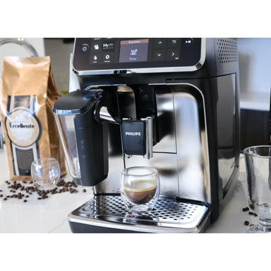 Philips Kitchen Appliances Phlips 4300 Fully Automatic Espresso Machine  with LatteGo, CR, EP4347/94 and Saeco AquaClean Filter Single Unit,  CA6903/10
