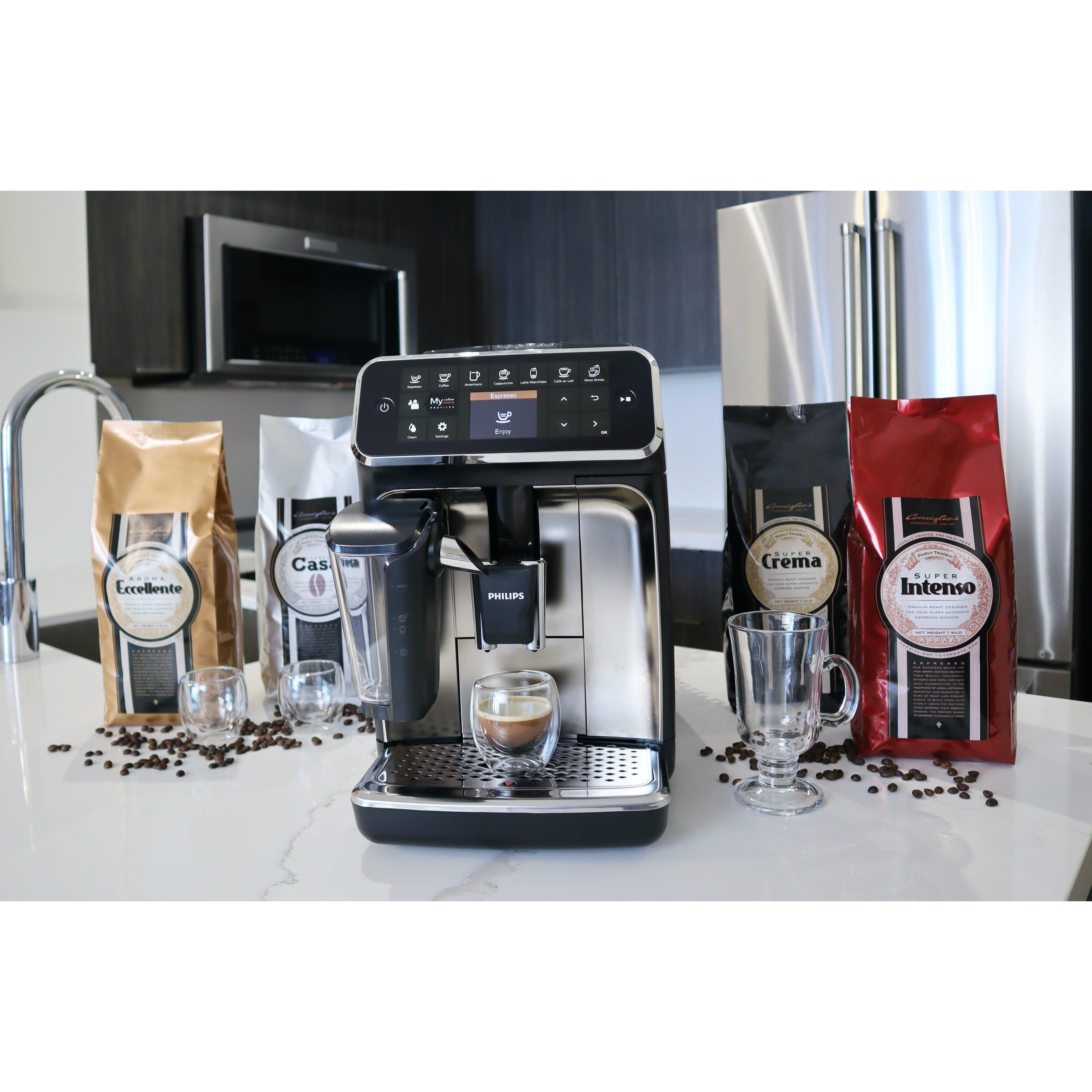 Philips Saeco 4300 LatteGo Fully Automatic Espresso Machine Single Shot of Espresso