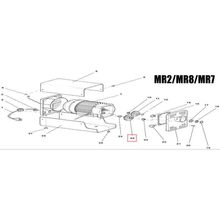Fabio Leonardi MR0/MR2/MR7/MR8/ MR9 Plastic Step Gear (Ingranaggio Doppio in Plastica)