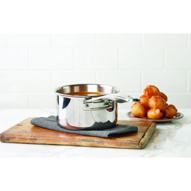 Le Creuset Stainless Steel Saucepan 20cm - Front View Canada