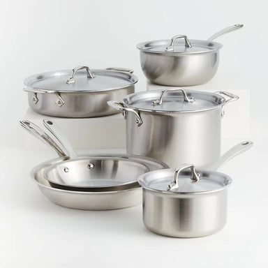 All-Clad D3 Stainless Steel 10 Piece Set Brushed