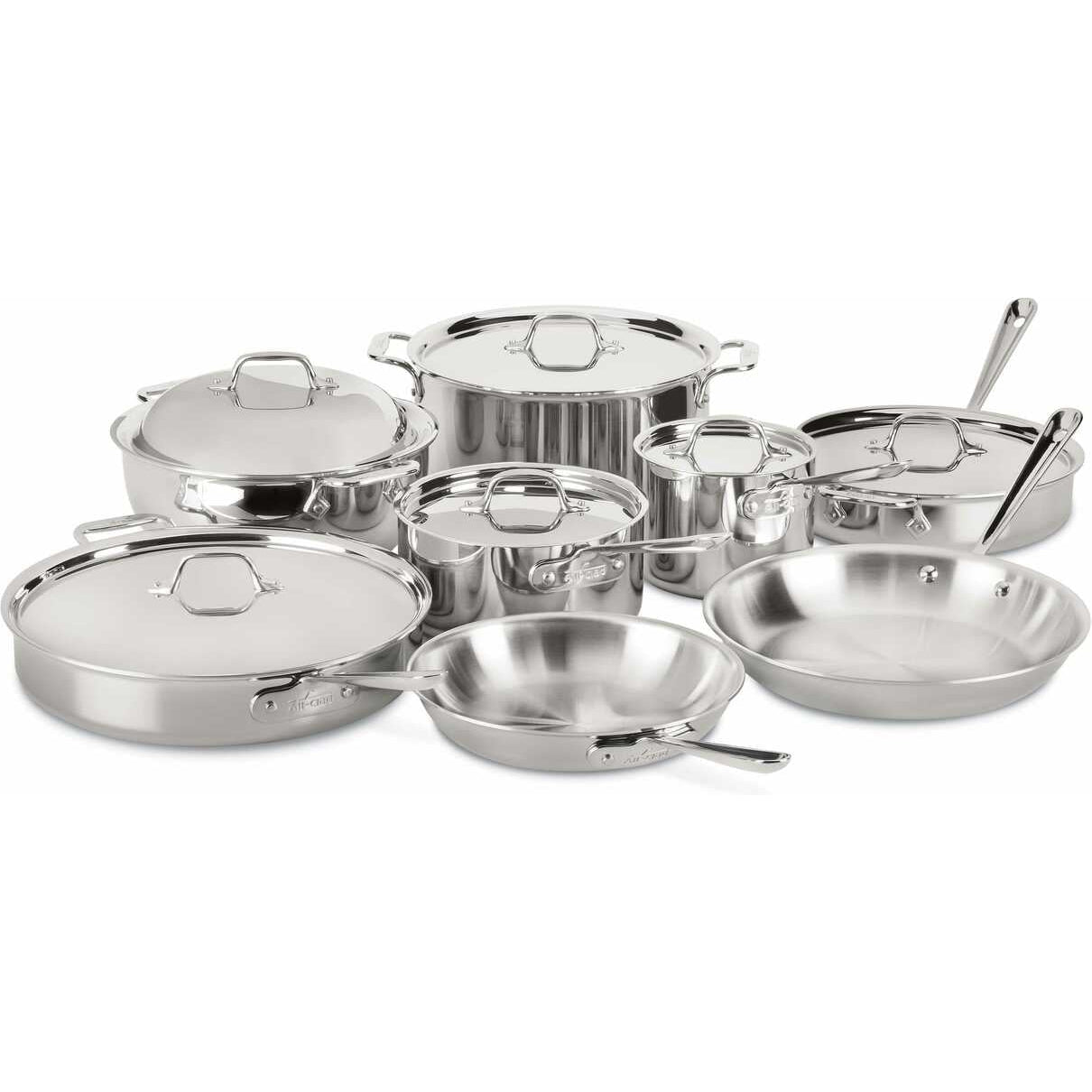 All-Clad D3 Stainless Steel 14 Piece Set