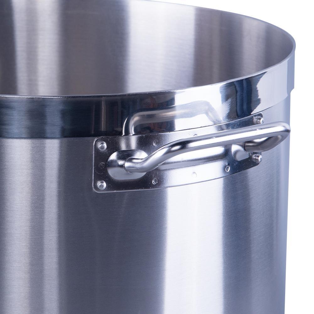 New Commercial Quality Stainless Steel Pot - 115 L/ 122 Qt Reinforced Handles Canada