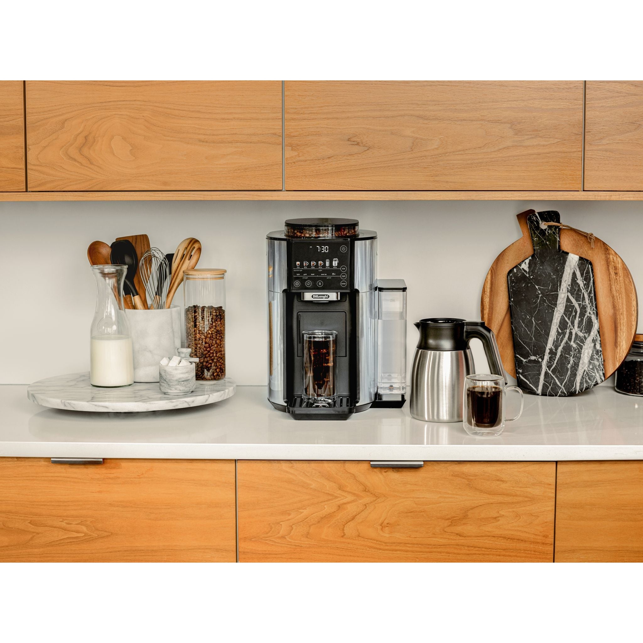 https://www.consiglioskitchenware.com/cdn/shop/products/DeLonghi_TrueBrew_Automatic_Coffee_Machine_Stainless_with_Thermal_Carafe_CAM51035M_Display_2048x2048.jpg?v=1677885353
