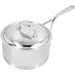 Demeyere Atlantis 7 Collection 3L 18/10 Stainless Steel Round Sauce Pan with Lid on 