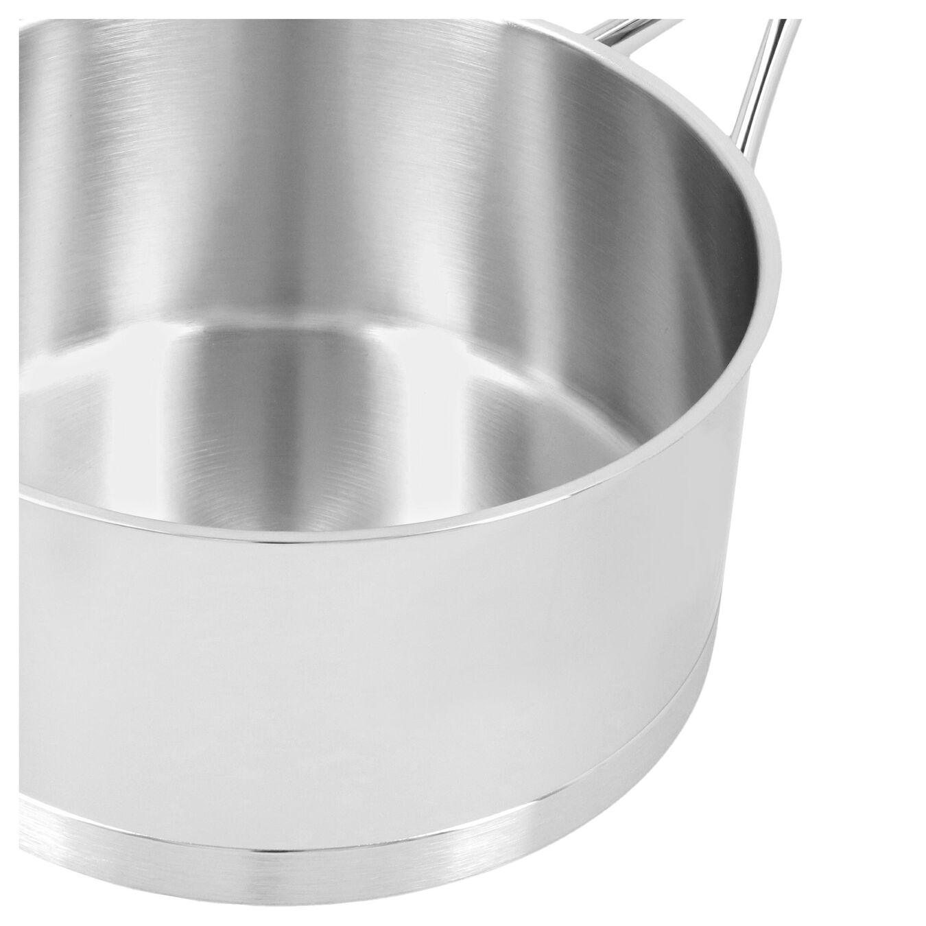 Demeyere Atlantis 7 Collection 3L 18/10 Stainless Steel Round Sauce Pan with Lid Inside 