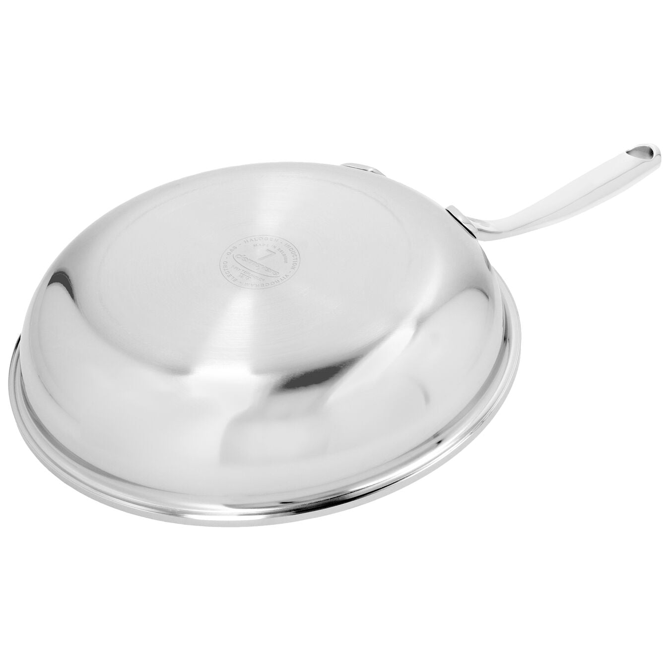 Demeyere Atlantis Low Saute Pan With Lid 28cm/4.8L In Silver Demeyere Atlantis Low Saute Pan With Lid 28cm/4.8L In Silver