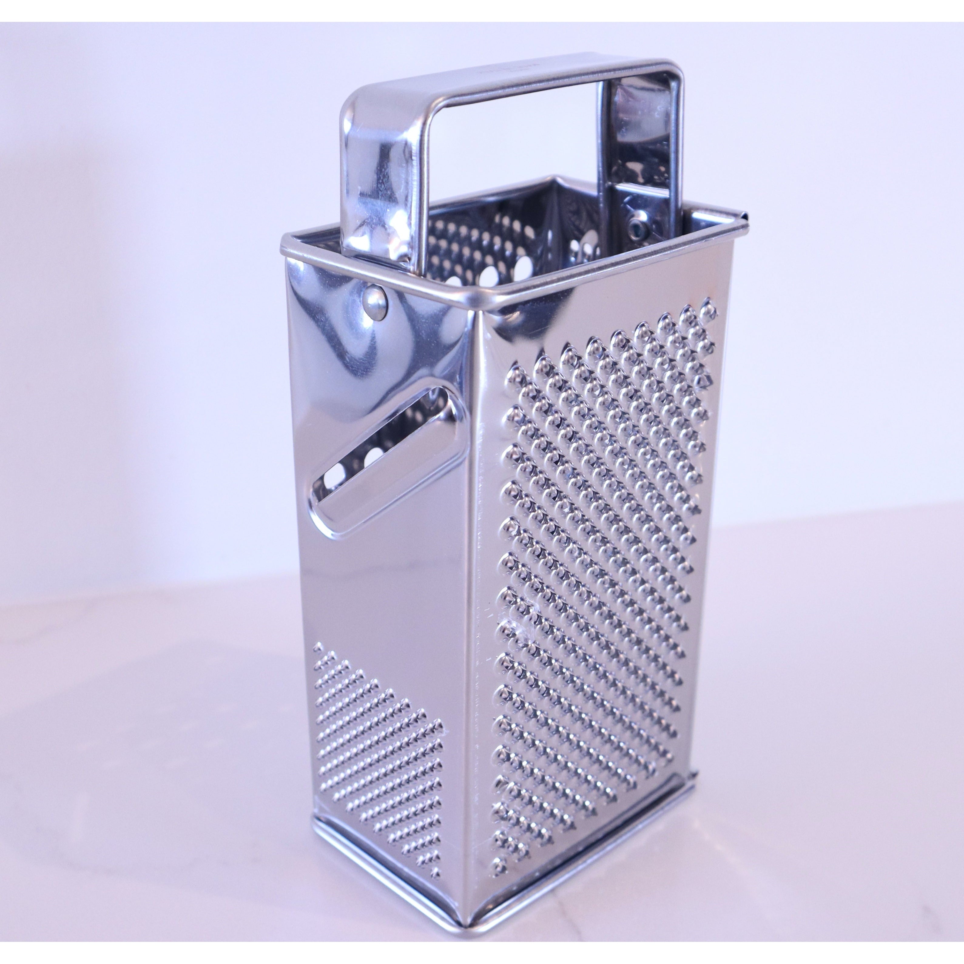 Eppicotispai Stainless Steel Box Cheese Grater 18 cm Side View