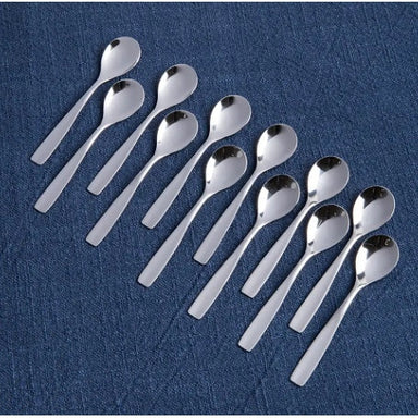 Euro 12 Piece Stainless Steel Espresso Spoons