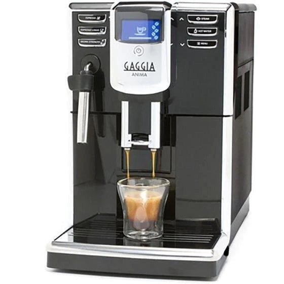 Gaggia Anima Black Super-Automatic Espresso Machine Lightly Used Model Side