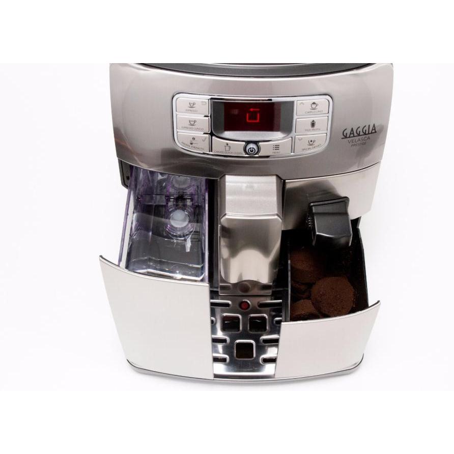 Gaggia Velasca Prestige Automatic Espresso Machine  Water and Dredge Drawer Canada