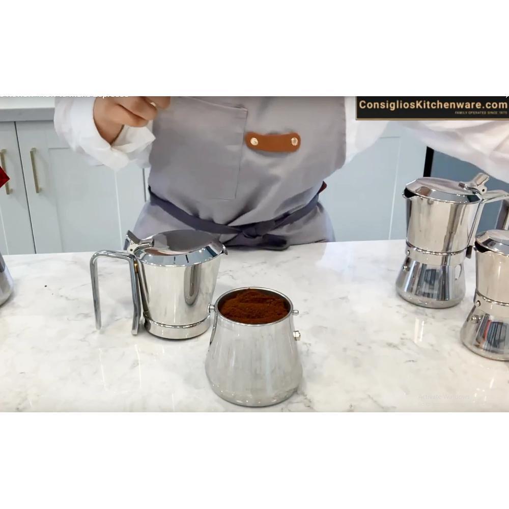 Giannina Moka 6 Cup Stove Top Espresso Maker Canada 3006010