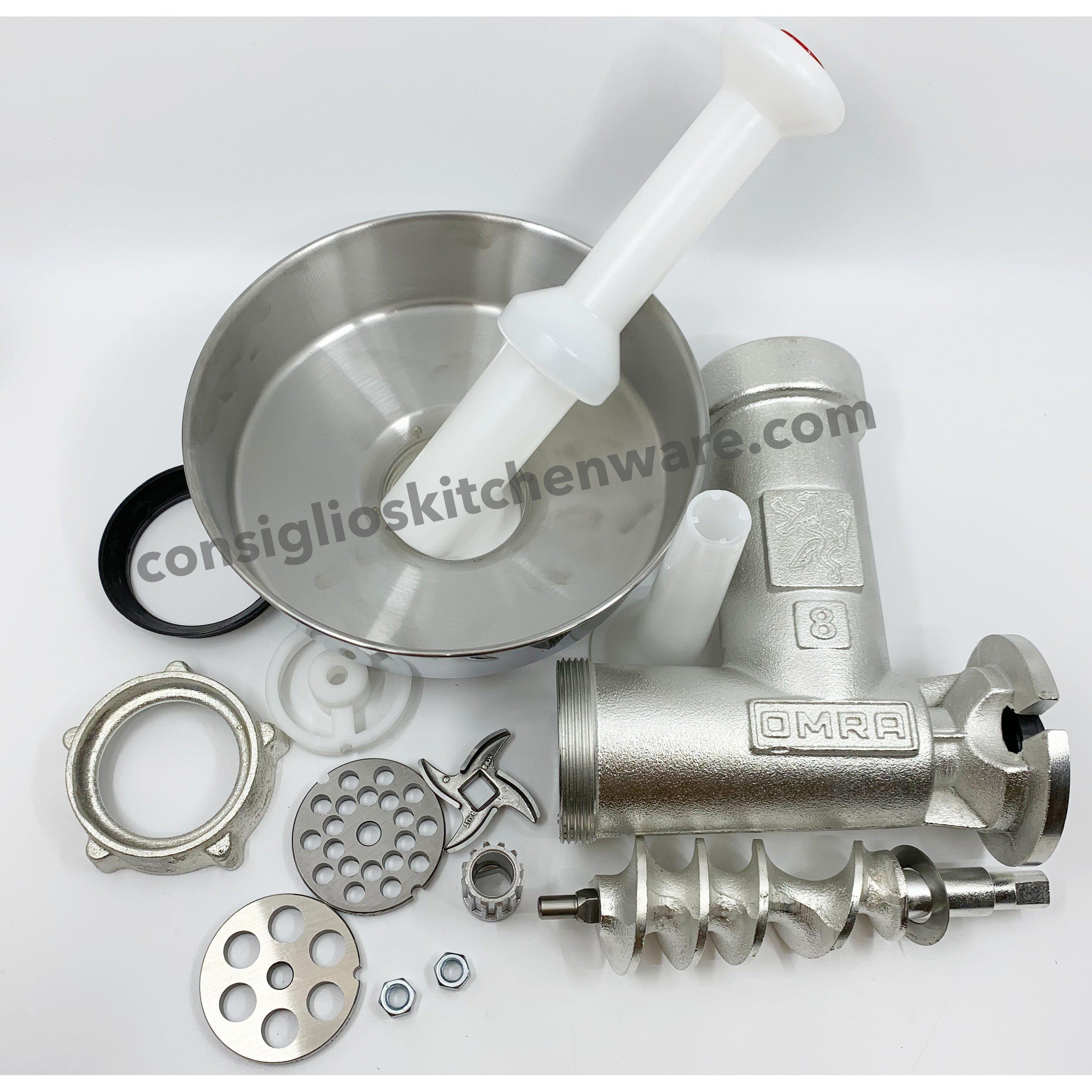 O.M.R.A #8 MEAT GRINDING ATTACHMENT
