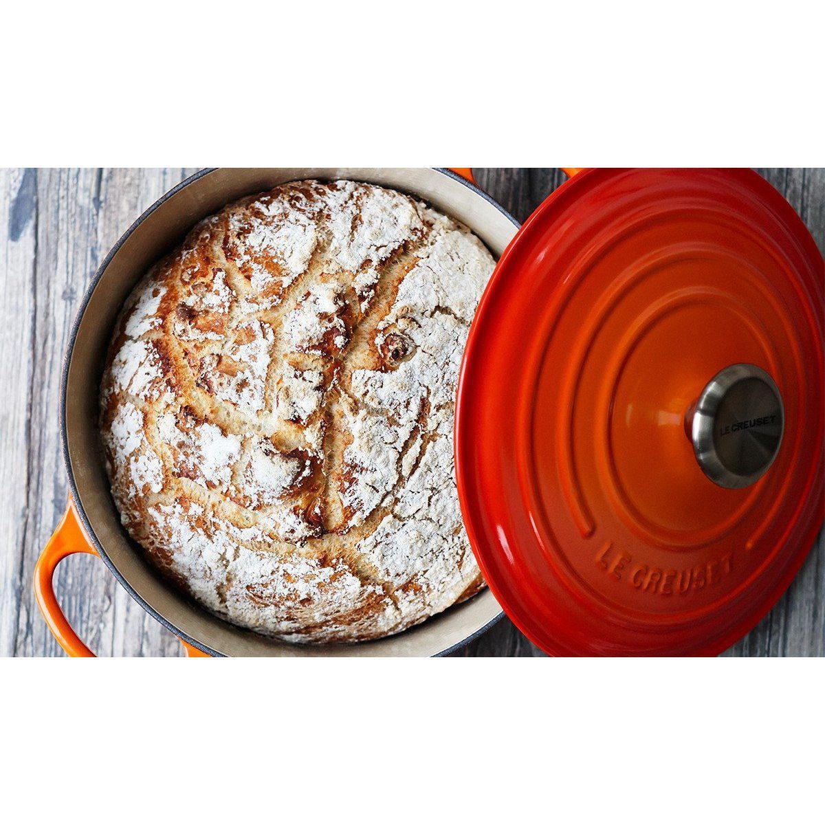 Interior Le Creuset Enamel Coated Flame 5.3L French Dutch Oven 26 cm Canada