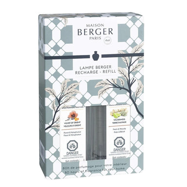 Lampe Berger - 2-Pack 250 ml Velvet Of Orient  / Wilderness