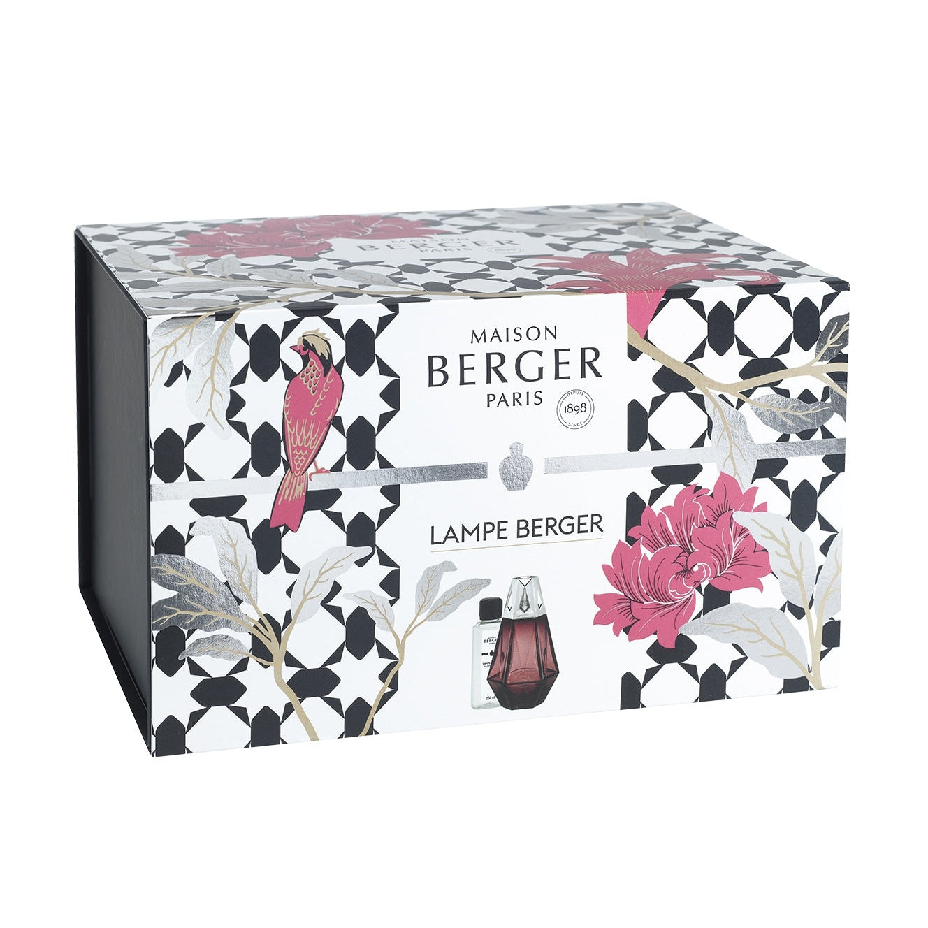 Lampe Berger - Prisme Garnet with Wilderness 250 ml  Box