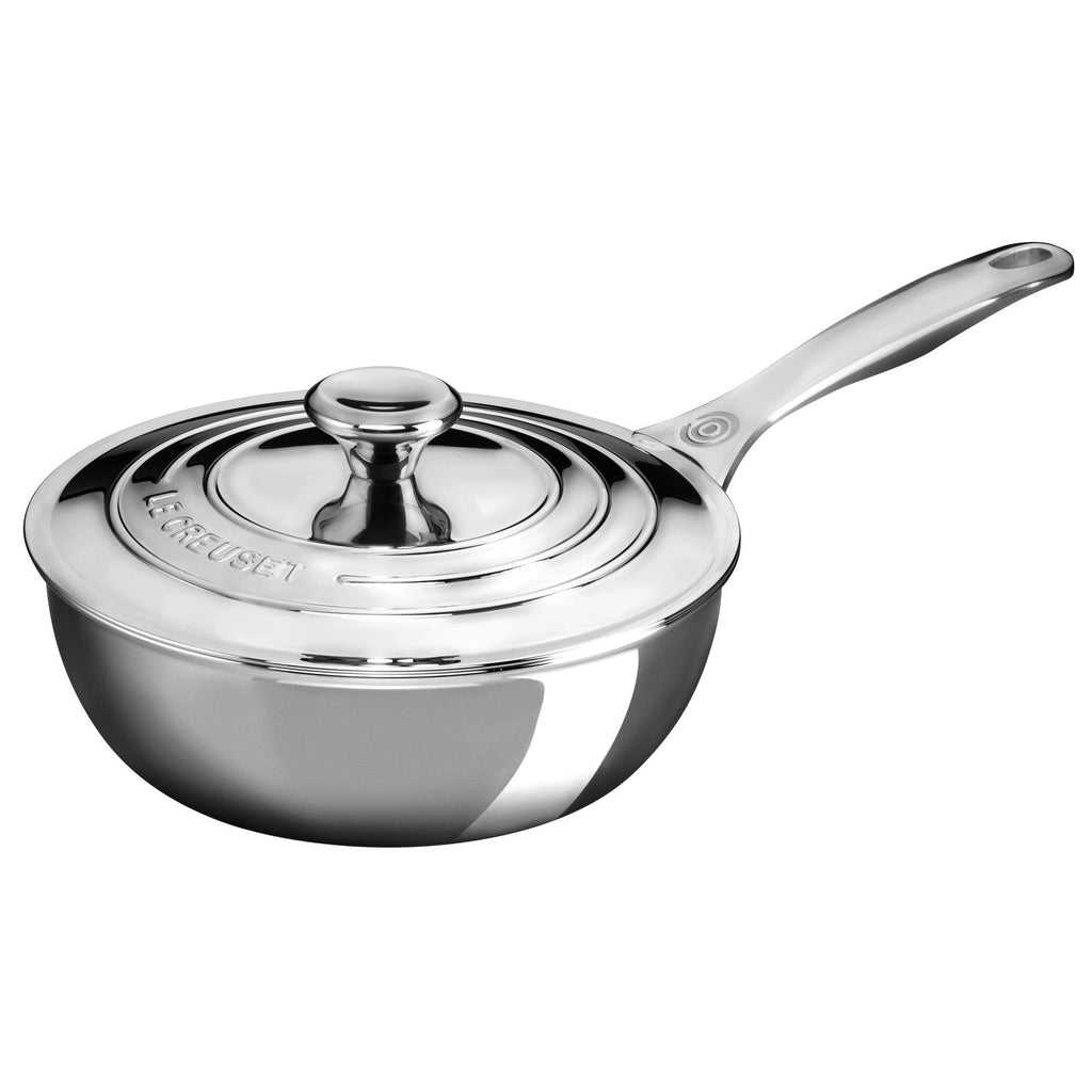 Le Creuset 1.9L/2 qt. Stainless Steel Chef's Pan Saucier (20cm