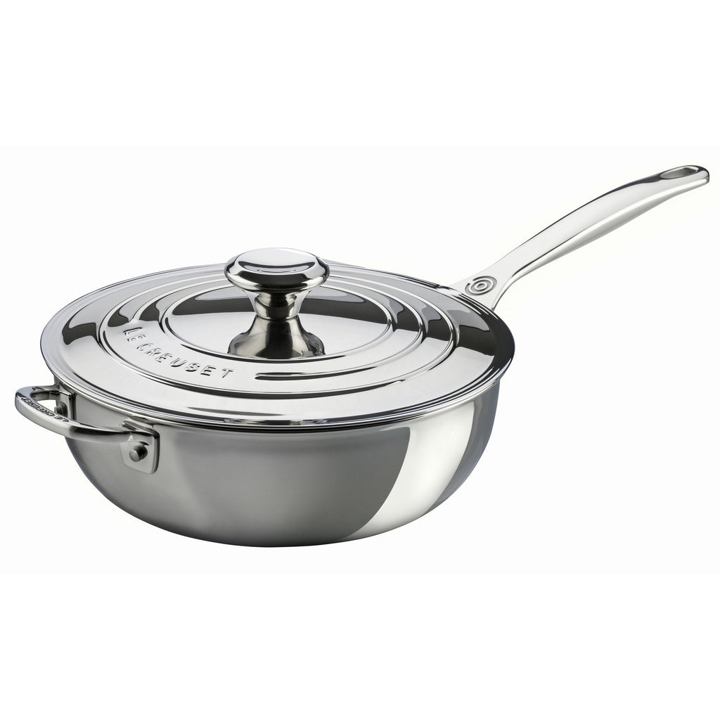 Le Creuset - 3.3L/3.5 qt. Stainless Steel Chef's Pan (24cm