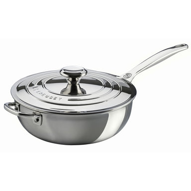  Le Creuset 3.3L Stainless Steel Chef's Pan 24cm -SSP6100-24 