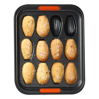 Le Creuset - Toughened Non-Stick Madeleine Tray (12 Cavity) Rosemary Cookies