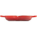 Le Creuset - 25cm Cherry Red / Cerise Deep Round Grill Side 