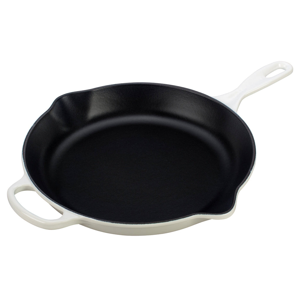 LE CREUSET スキレット ホワイト 26cm Le Creuset - 26cm White Round Skillet (10