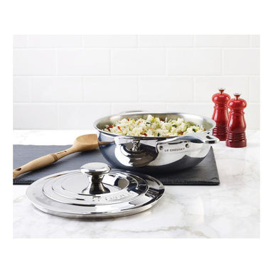 Le Creuset 3.3L-3.5 qt. Stainless Steel Chef's Pan 24cm -SSP6100-24 Canada