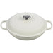 Le Creuset 3.5 L White Shallow Braiser (30 cm)
