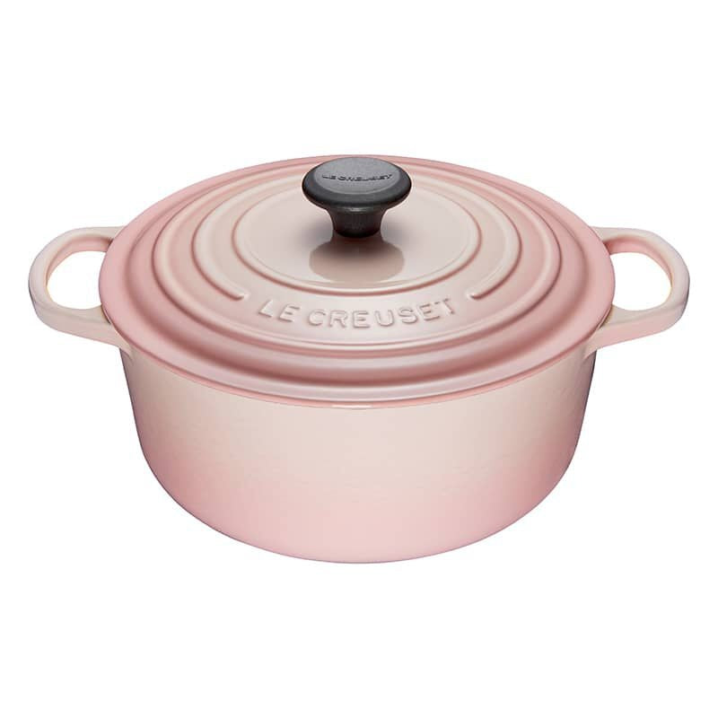 Le Creuset 5.3L Shell Pink French/Dutch Oven (26cm)