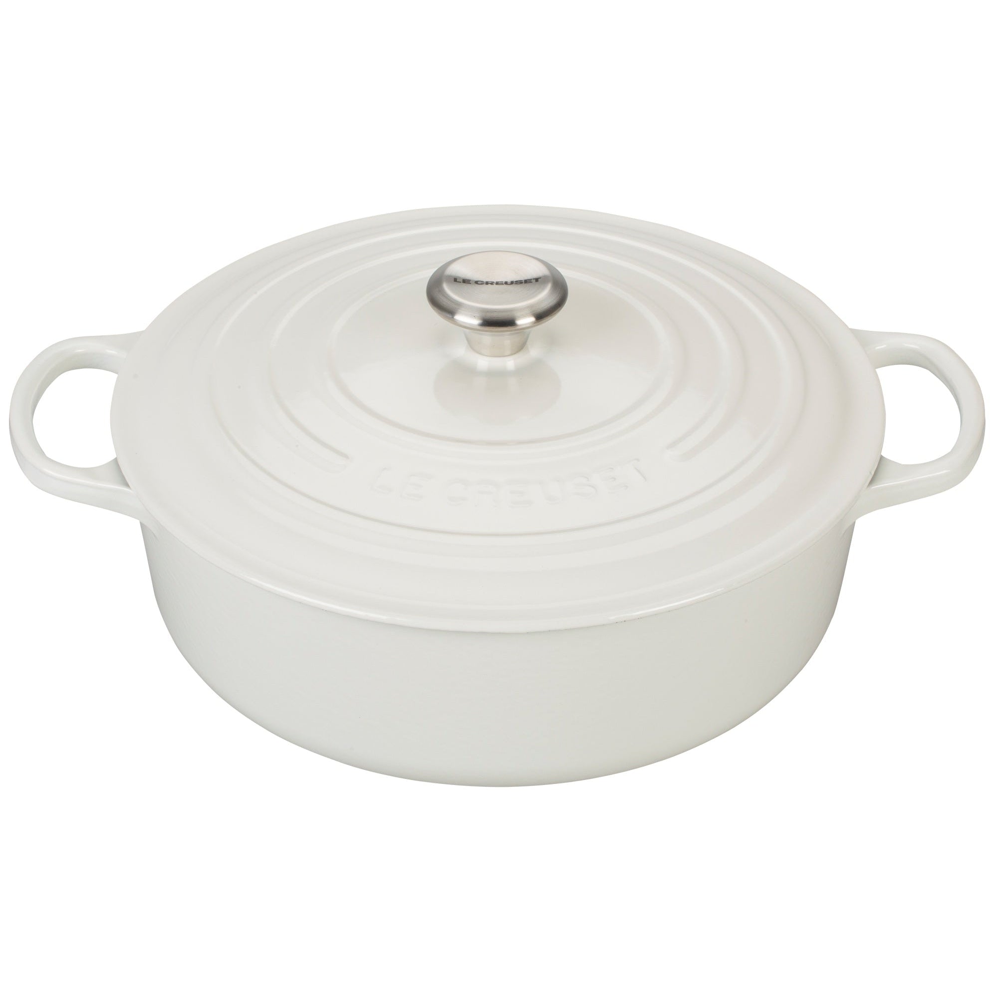 Le Creuset - 6.2L White Shallow Risotto French / Dutch Oven (30 cm)