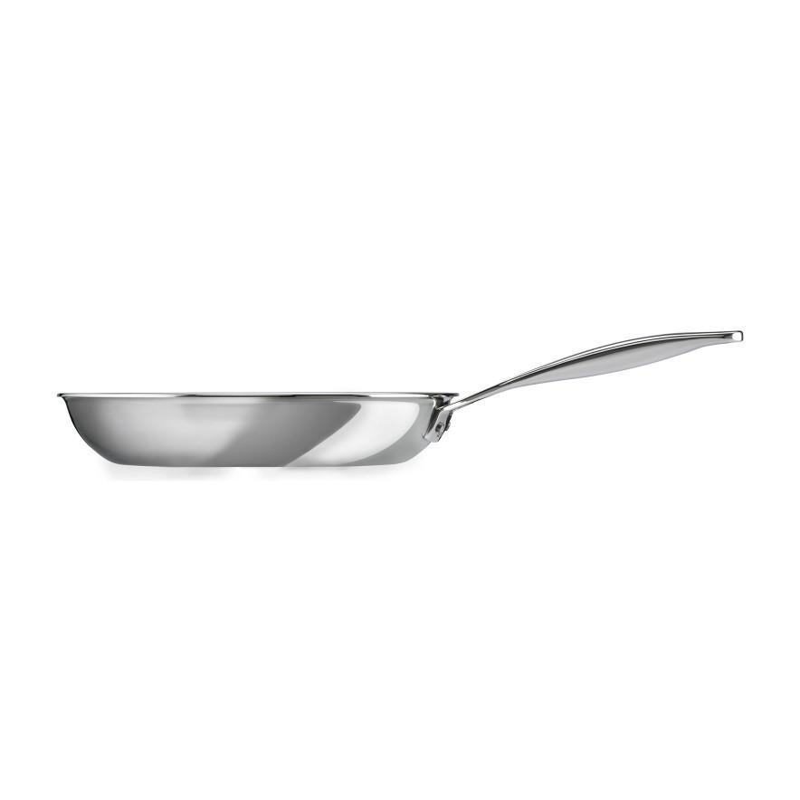 Le Creuset Stainless Steel Frying Pan  - 26 CM / 10"   Side View Canada 