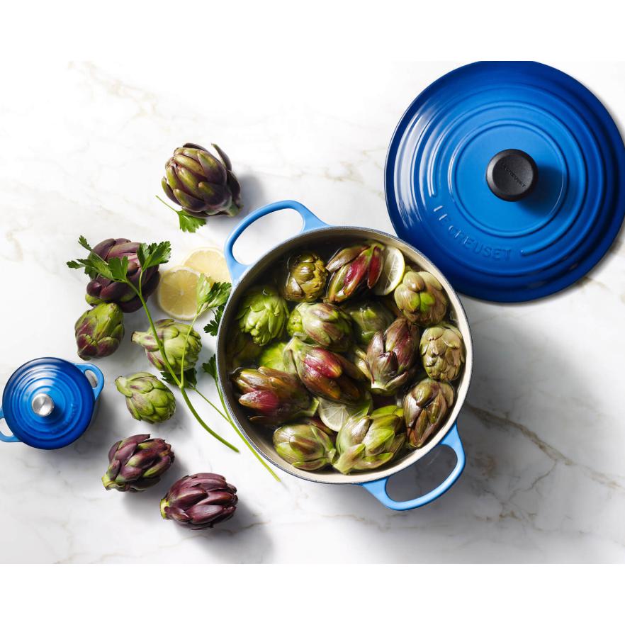 Le Creuset Blueberry Round Top View Canada