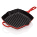 Le Creuset 26cm Cherry Red Square Skillet Grill (10") -LS2021-2667