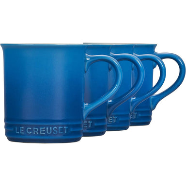 Le Creuset Classic Mugs Blueberry 400 mL (Set of 4) Line Up 