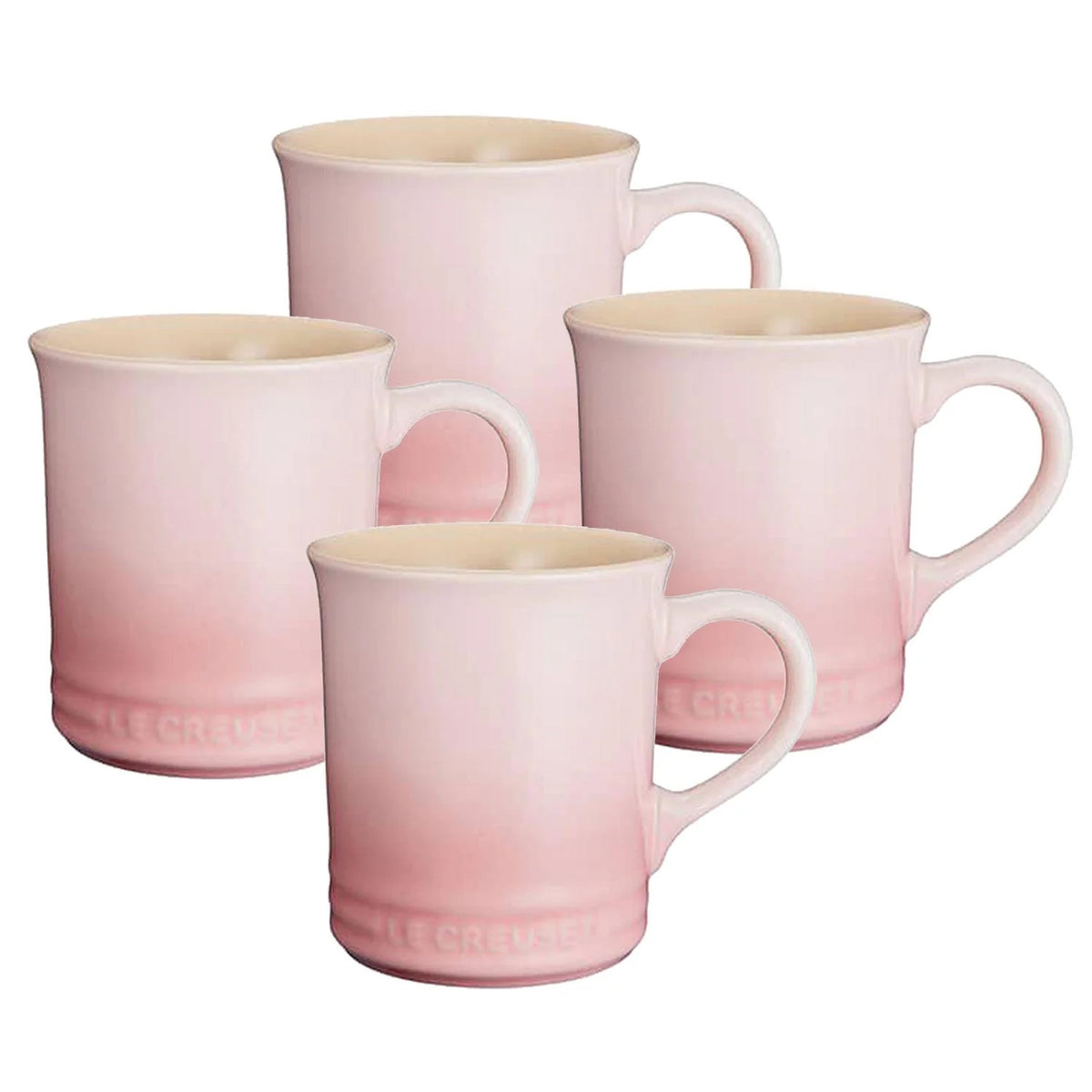 Le Creuset Classic Mugs Shell Pink 400 mL (Set of 4) — Consiglio's