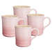 Le Creuset Classic Mugs Shell Pink 400 mL (Set of 4)