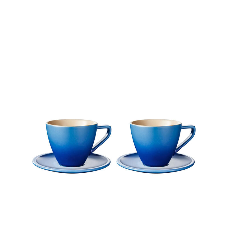 Le Creuset Minimalist Cappuccino Cups (set of 2) Blueberry