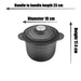 Le Creuset 2L Flame Rice Pot (18 cm) - LS4101S-1892 Measurements