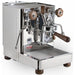 Lelit Bianca PL162T V2 Dual Boiler Espresso Machine Frontal View Walnut Accents