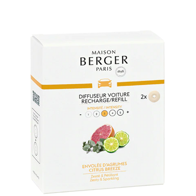 Maison Berger - Anti Odour Car Diffuser Refill - Citrus Breeze