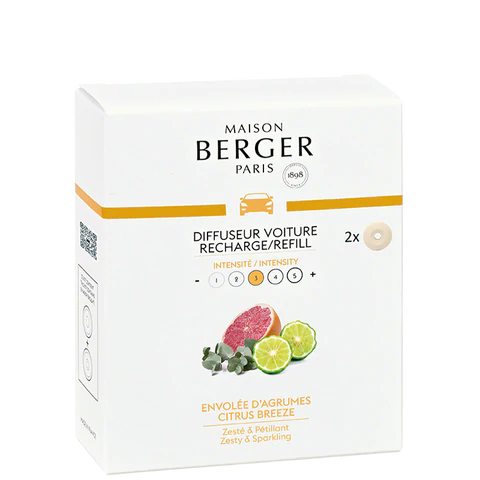 Maison Berger - Anti Odour Car Diffuser Refill - Citrus Breeze