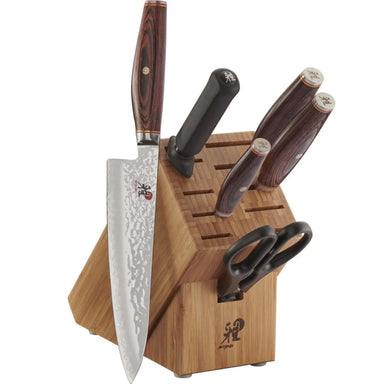 Miyabi 6000 MCT 7 Piece Knife Block Set with Pakkawood Handle- 34080-000