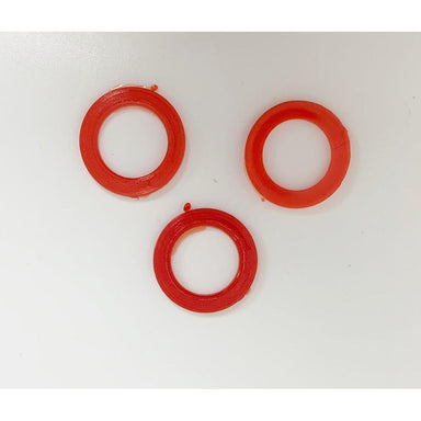 Replacement Red Washers (3) for Extruder Premium Pasta with 5 Brass Dies